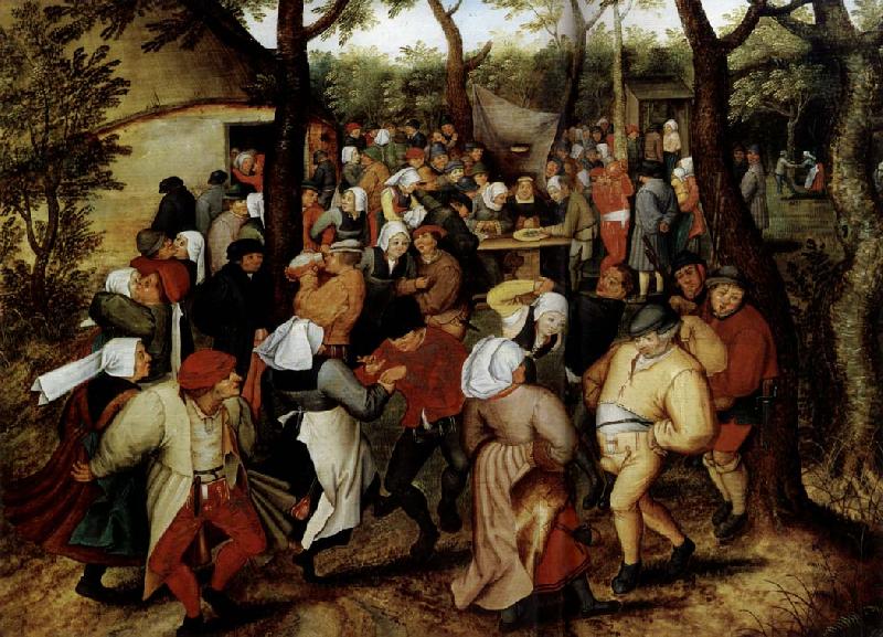 Pieter Bruegel Rustic Wedding France oil painting art
